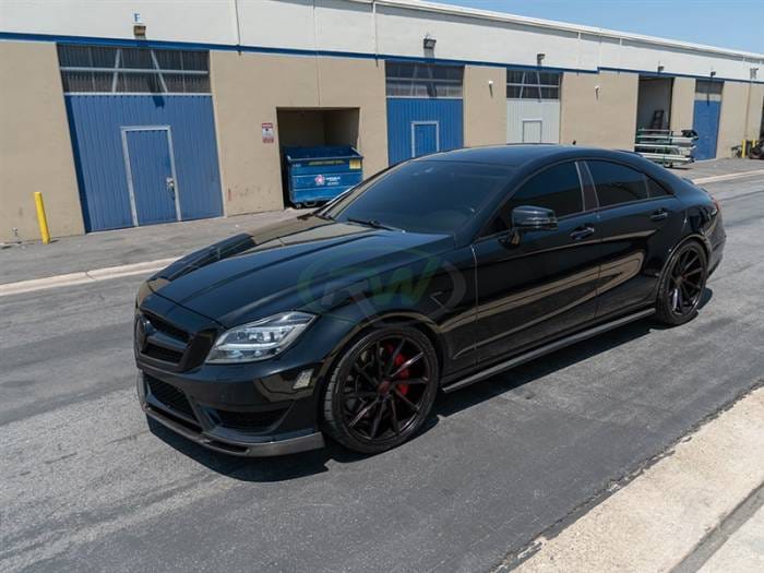 Mercedes W218 CLS Carbon Fiber Side Skirt Extensions mercw21814 thumbnail 3