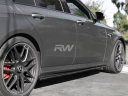Mercedes W213 Carbon Fiber Side Skirt Extensions mercw21308