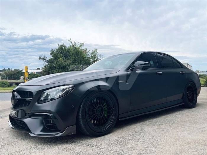 Mercedes W213 Carbon Fiber Side Skirt Extensions mercw21308 thumbnail 3