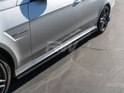 Mercedes W212 E63 14+ CF Side Skirt Extensions mercw21220