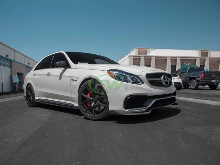 Mercedes W212 E63 14+ CF Side Skirt Extensions mercw21220 thumbnail 3