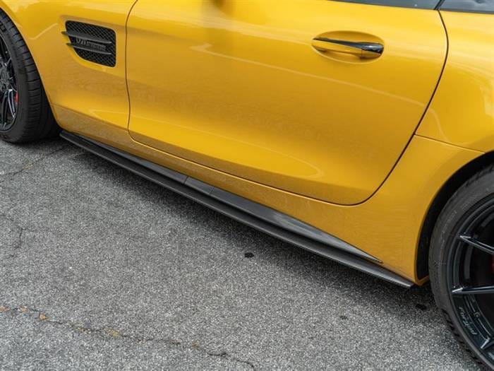 Mercedes C190 GTC GTS GTR RWS CF Side Skirt Extensions mercc19009