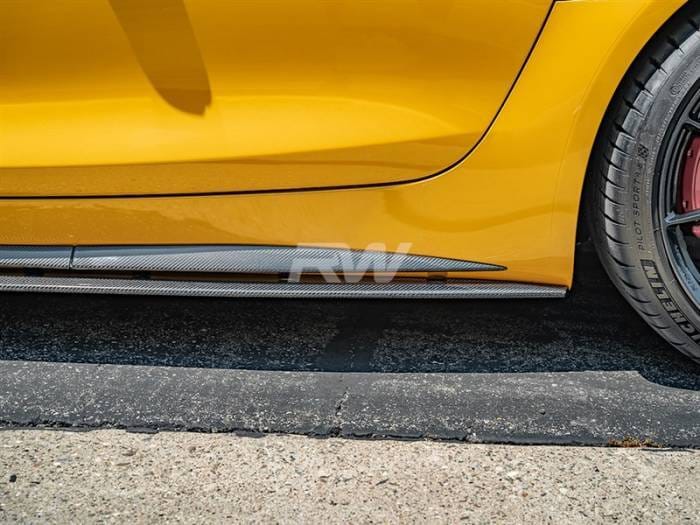 Mercedes C190 GTC GTS GTR RWS CF Side Skirt Extensions mercc19009 thumbnail 3