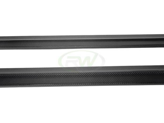 BMW G80 M3 RWS Carbon Fiber Side Skirt Extensions bmwg8005 thumbnail 6