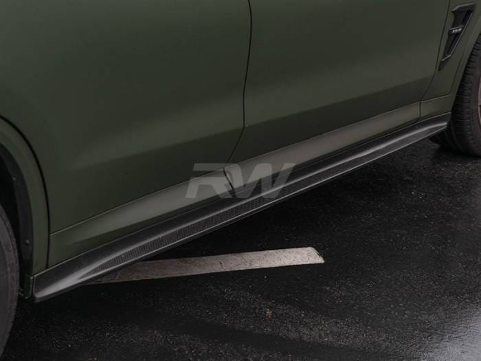 BMW X3M/X4M 3D Style CF Side Skirt Extensions bmwf9803