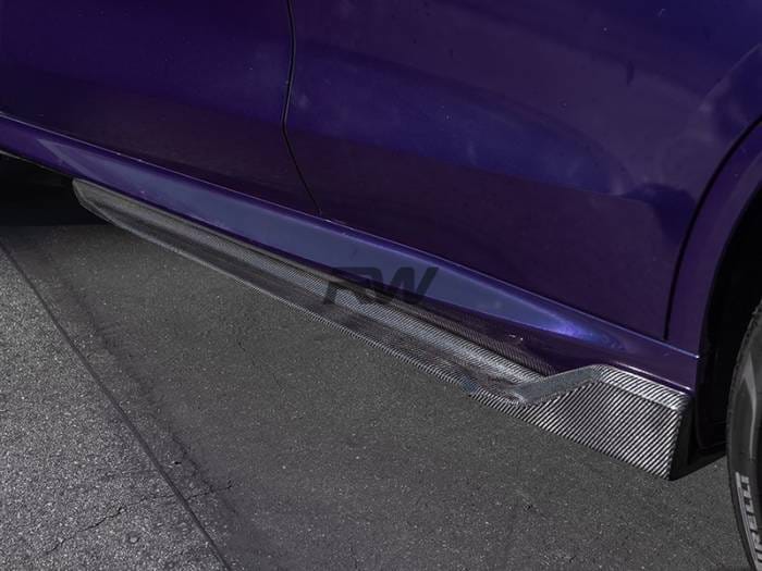BMW G05 X5 F95 X5M DTM CF Side Skirt Extensions bmwf95019