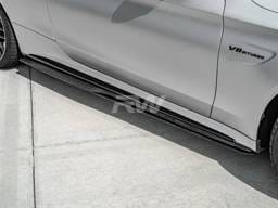 Mercedes W205 GTX CF Side Skirt Extensions mercw20511