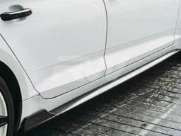 Audi A5 S5 Sedan Facelift CF Side Skirt Extensions audib8002