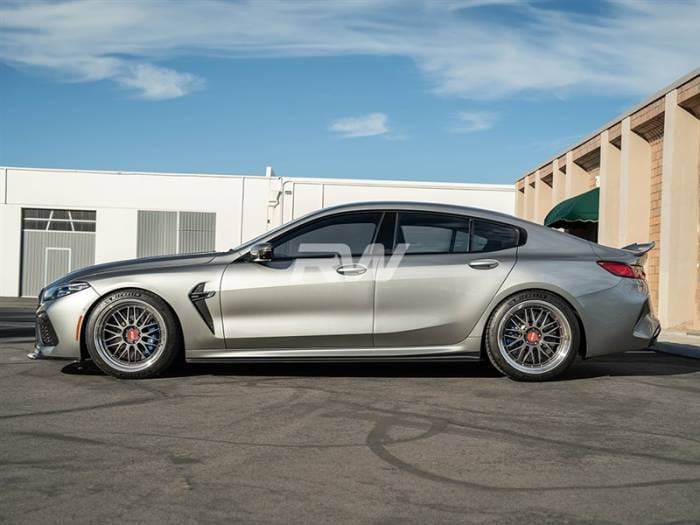BMW G16/F93 M8 Gran Coupe CF Side Skirt Extensions bmwf9203 thumbnail 3