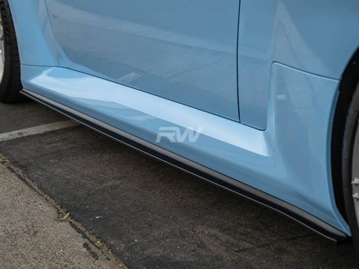 BMW G87 M2 RWS Dry CF Side Skirt Extensions bmwg8709