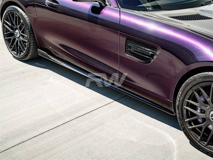 Mercedes C190 GT GTS CF Side Skirt Extensions mercc19002 thumbnail 4