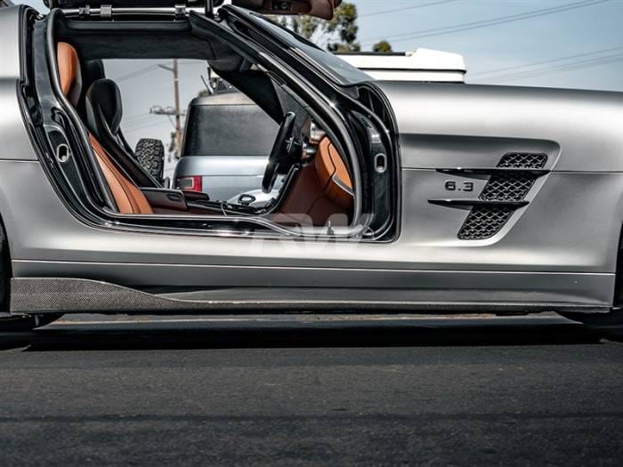 Mercedes SLS Renn Style CF Side Skirt Extensions mercsls03 thumbnail 2