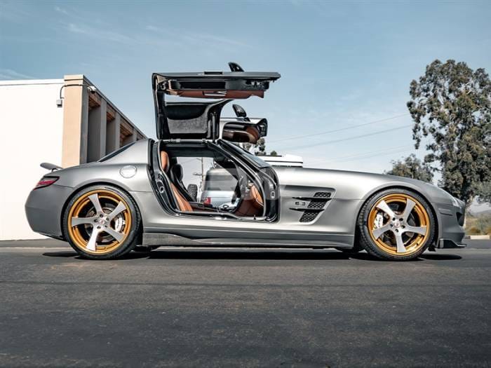 Mercedes SLS Renn Style CF Side Skirt Extensions mercsls03 thumbnail 3