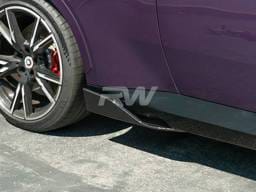 BMW G42 2-Series Carbon Fiber Side Skirt Winglets bmwg4201