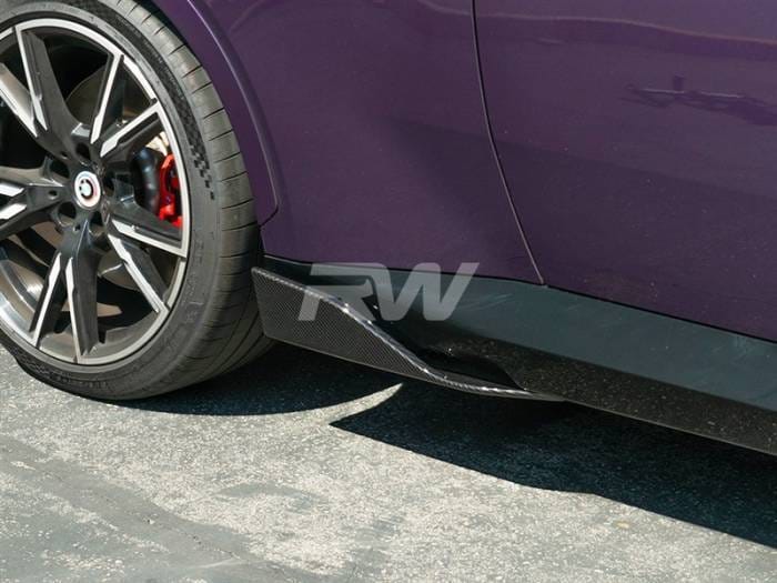 BMW G42 2-Series Carbon Fiber Side Skirt Winglets bmwg4201