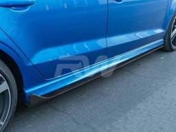 Audi 8v A3 S3 RS3 Carbon Fiber Side Skirt Extensions audi8v003