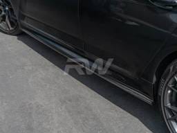 BMW G30 F90 3D Style CF Side Skirt Extensions bmwf9023