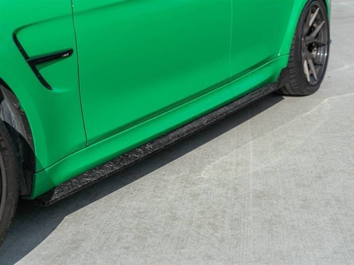 BMW F80 M3 RWS Forged Carbon Side Skirt Extensions bmwf8x049 thumbnail 2