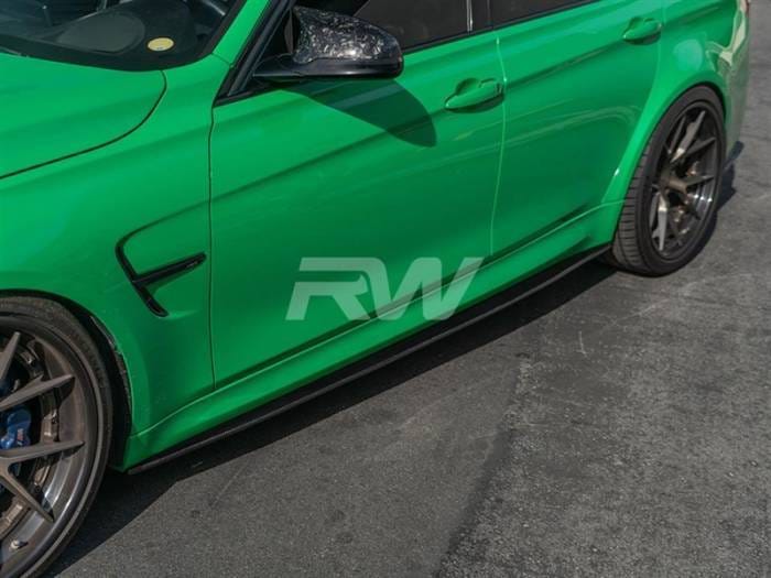 BMW F80 M3 3D Style CF Side Skirt Extensions bmwf8005 thumbnail 4