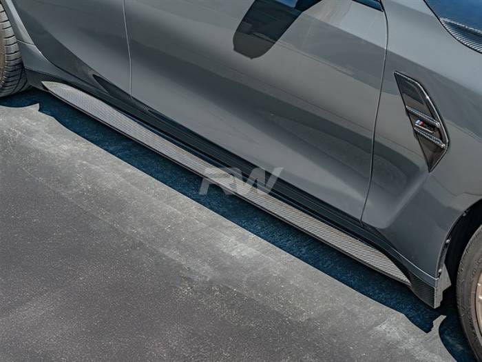 BMW G80 M3 OEM Style Carbon Fiber Side Skirts bmwg80020
