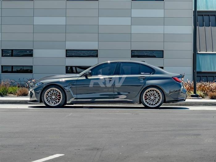 BMW G80 M3 OEM Style Carbon Fiber Side Skirts bmwg80020 thumbnail 2