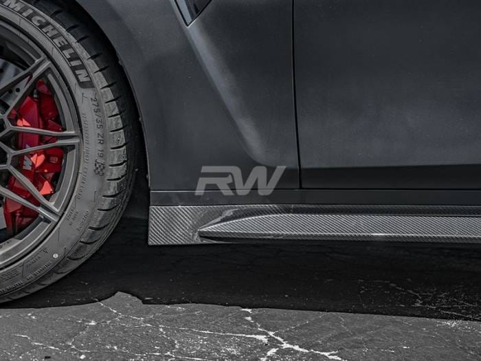 BMW G80 M3 OEM Style Carbon Fiber Side Skirts bmwg80020 thumbnail 4