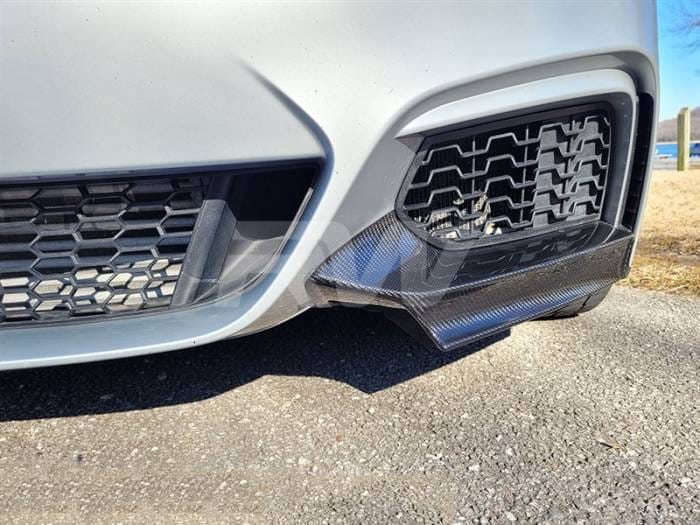 BMW F22 F23 Carbon Fiber Front Splitters bmwf22021 thumbnail 2