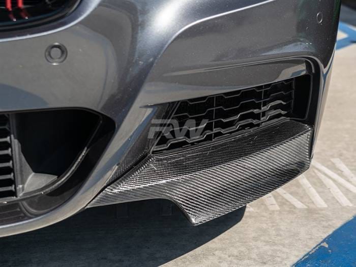 BMW F30 F31 Carbon Fiber Front Splitters bmwf30047