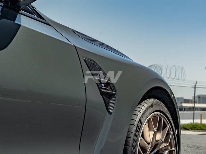 BMW G80 M3 V2 Carbon Fiber Side Vent Covers bmwg80018 thumbnail 4