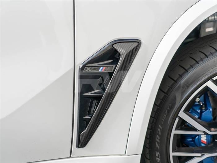 BMW F95 X5M Carbon Fiber Side Vent Covers bmwf9509 thumbnail 3