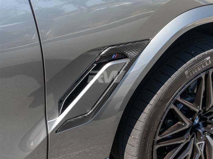 BMW F96 X6M Carbon Fiber Side Vent Covers bmwf9601 thumbnail 3