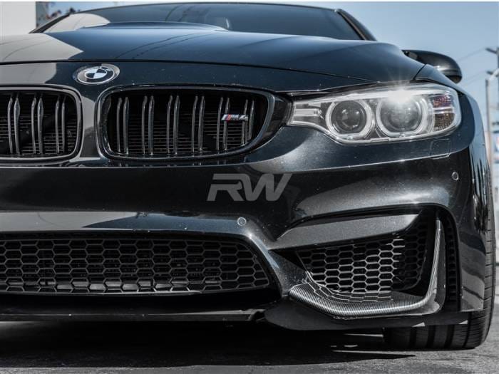 BMW M3/M4 Carbon Fiber Perf Style Splitters bmwf82m402 thumbnail 3