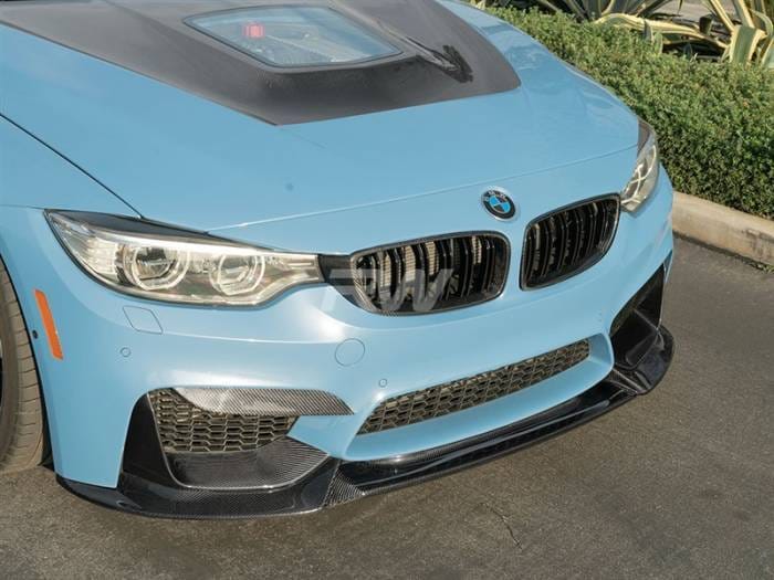 BMW M3/M4 Carbon Fiber Perf Style Splitters bmwf82m402 thumbnail 4