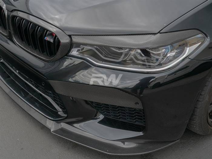 BMW F90 M5 Carbon Fiber Upper Bumper Splitters bmwf90032 thumbnail 2