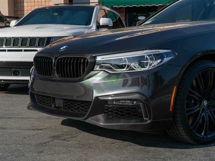 BMW G30 Performance Carbon Fiber Style Splitters bmwg30002 thumbnail 2