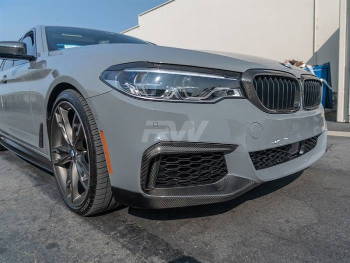 BMW G30 Performance Carbon Fiber Style Splitters bmwg30002 thumbnail 4