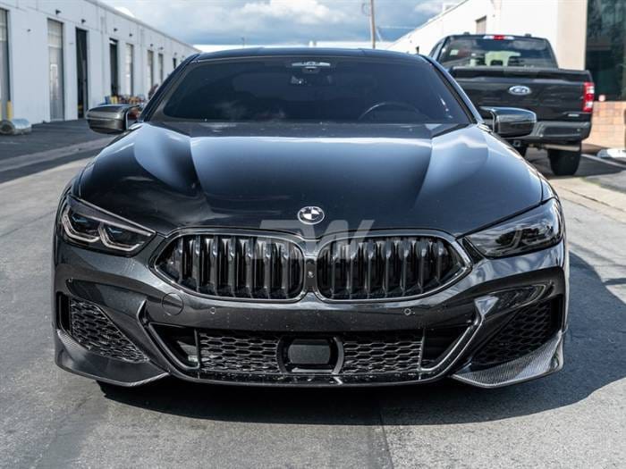 BMW G14 G15 G16 8 Series Carbon Fiber Front Splitters bmwg1403 thumbnail 2