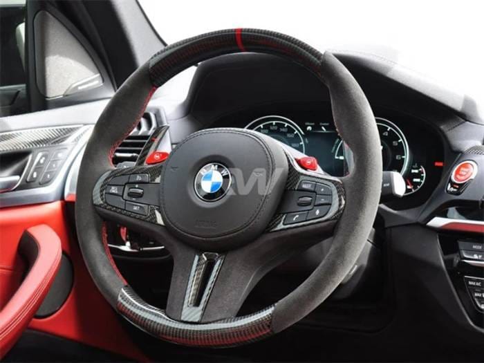 BMW G8X M2 M3 M4 X3 X4 Carbon Fiber Steering Wheel bmwg8x030 thumbnail 3