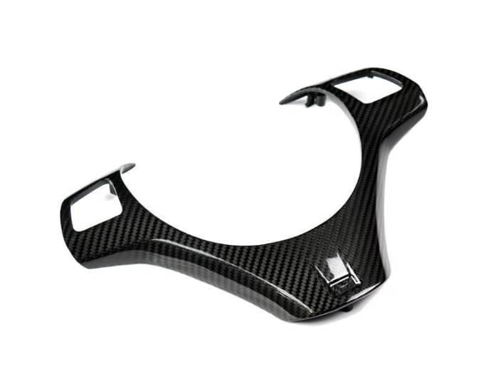 BMW E9X M3 / E82 1M Carbon Fiber Steering Wheel Trim bmwe9xm334 thumbnail 2