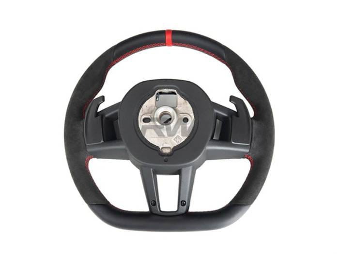 BMW G60 5-Series Alcantara Steering Wheel bmwg6007 thumbnail 3