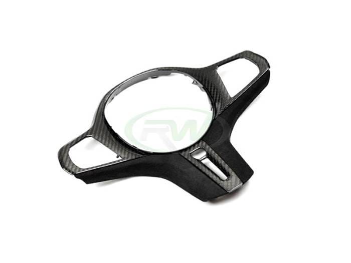 BMW 8 Series M8 Carbon Fiber Alcantara Steering Wheel Trim bmwg20008 thumbnail 3