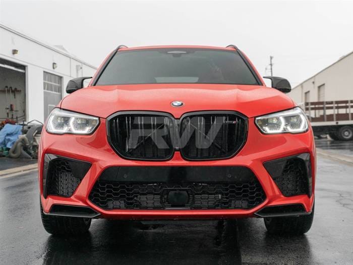 BMW F95 X5M Carbon Fiber Front Splitters bmwf9507 thumbnail 3
