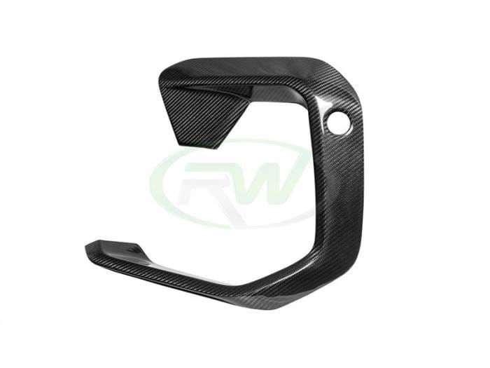 BMW F96 X6M Carbon Fiber Upper Bumper Splitters bmwf9605 thumbnail 6
