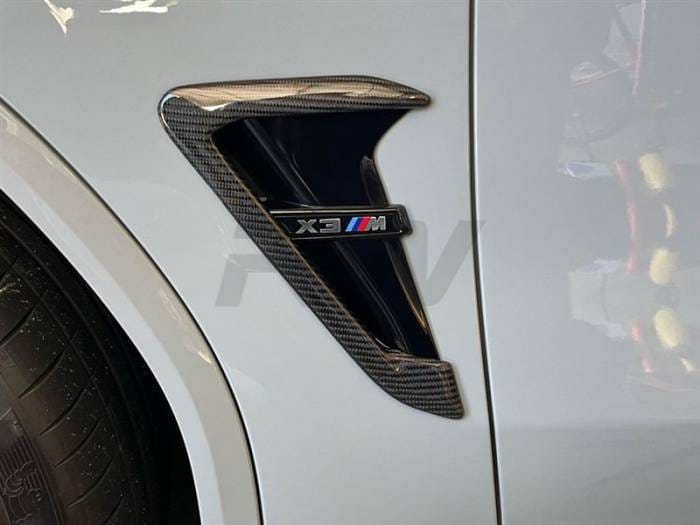 BMW F97 X3M/F98 X4M Carbon Fiber Vent Covers bmwf9707