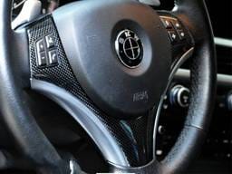 BMW E82 E9X Carbon Fiber Steering Wheel Trim bmwe90037
