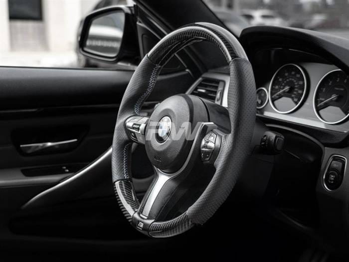 BMW F2X F3X F8X CF Steering Wheel w/Alcantara bmwf8x065-1