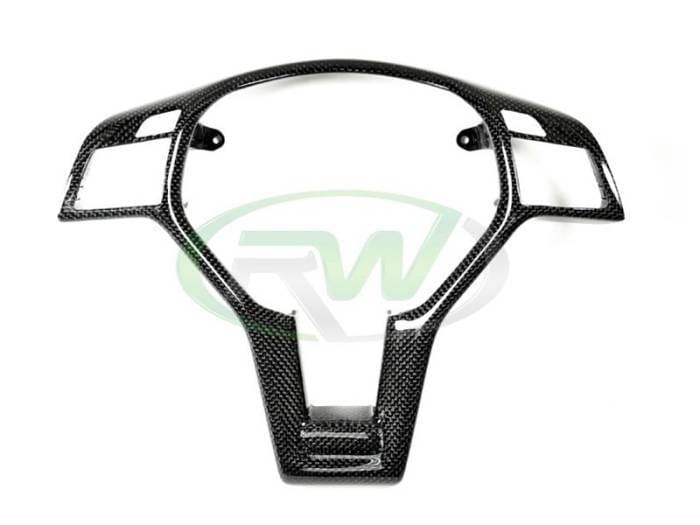 Mercedes Carbon Fiber Steering Wheel Trim mercw20439 thumbnail 3