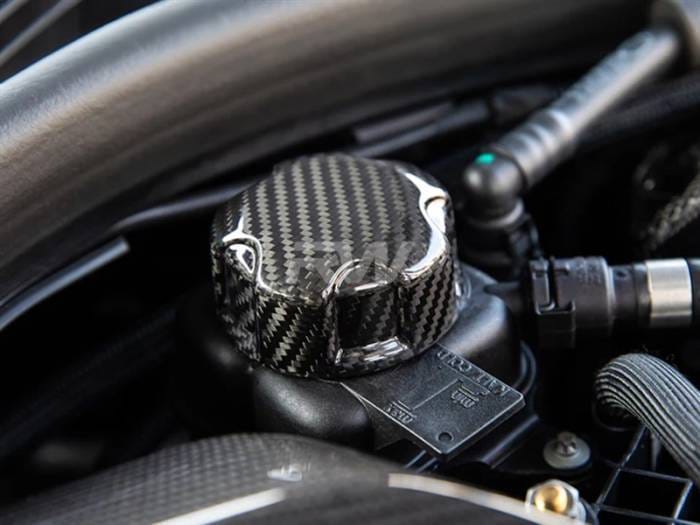 BMW Carbon Fiber Charge Cooler Tank Cap Cover bmwg01019