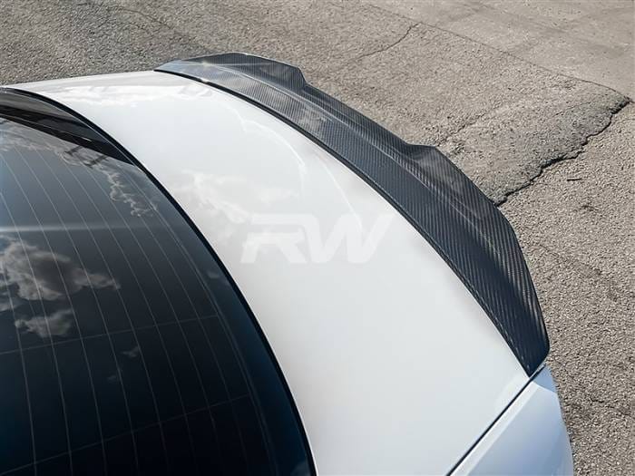 Audi B9 A4/S4 GTX Carbon Fiber Trunk Spoiler audib9a406 thumbnail 2
