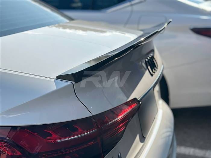 Audi B9 A4/S4 GTX Carbon Fiber Trunk Spoiler audib9a406 thumbnail 4